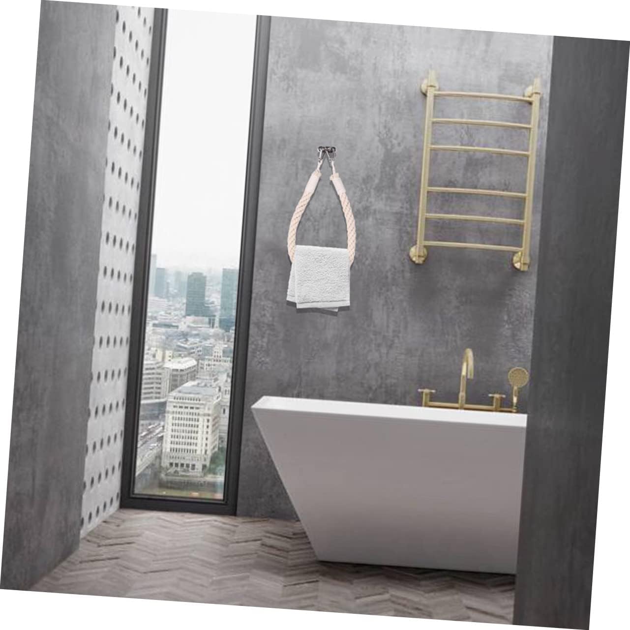 Handmade Retro Toilet Paper Holder Metal Space-Saving Design