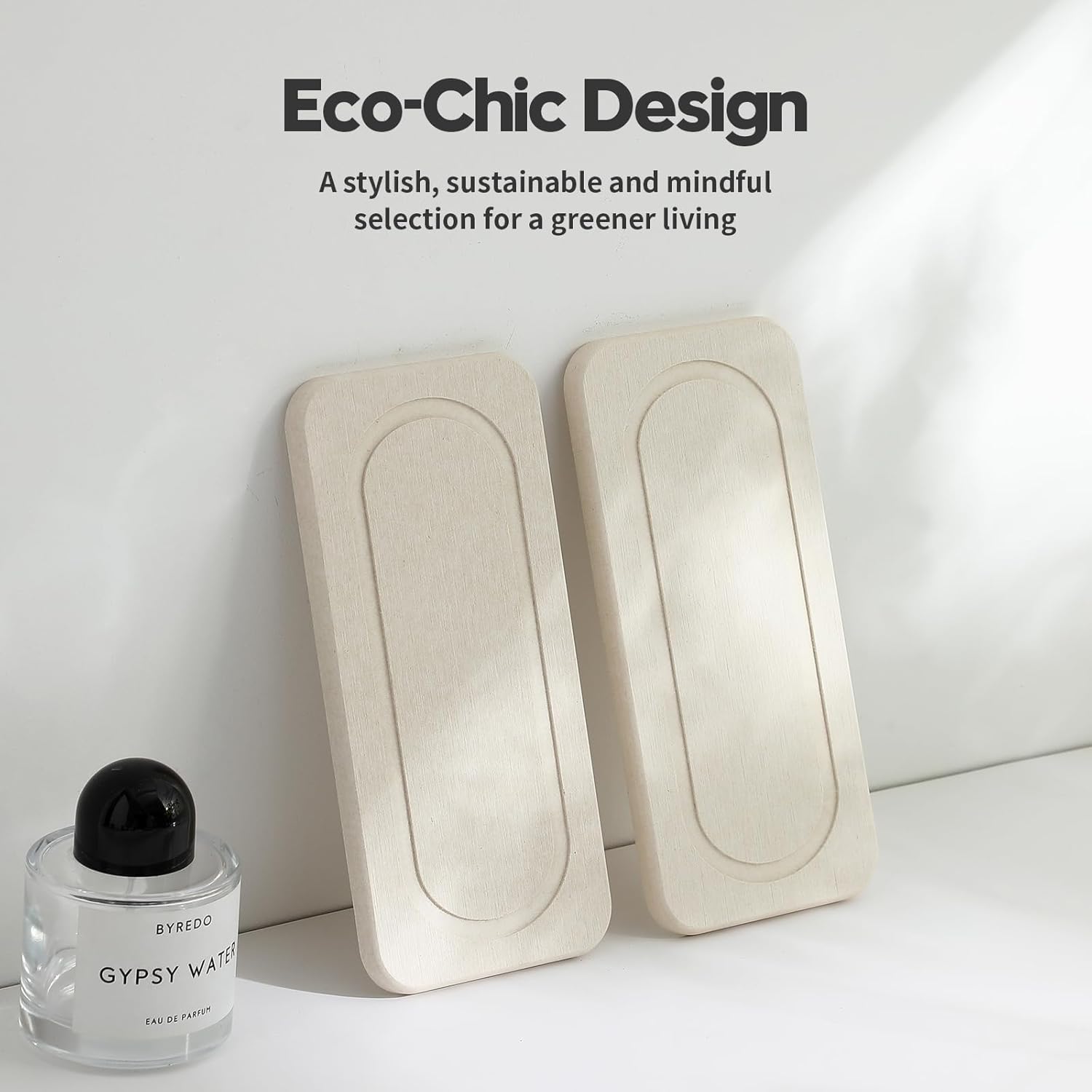 2-Pack Diatomite Stone Sink Tray Kitchen Bathroom Organizer Eco-Friendly Sink Mat