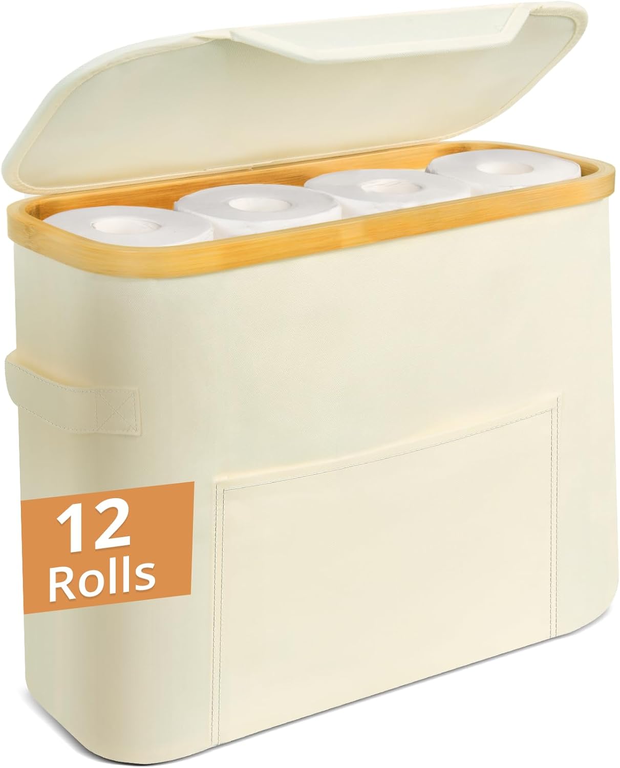 Lochan Toiletpaper Storage System 9-12 Rolls lid extra pocket