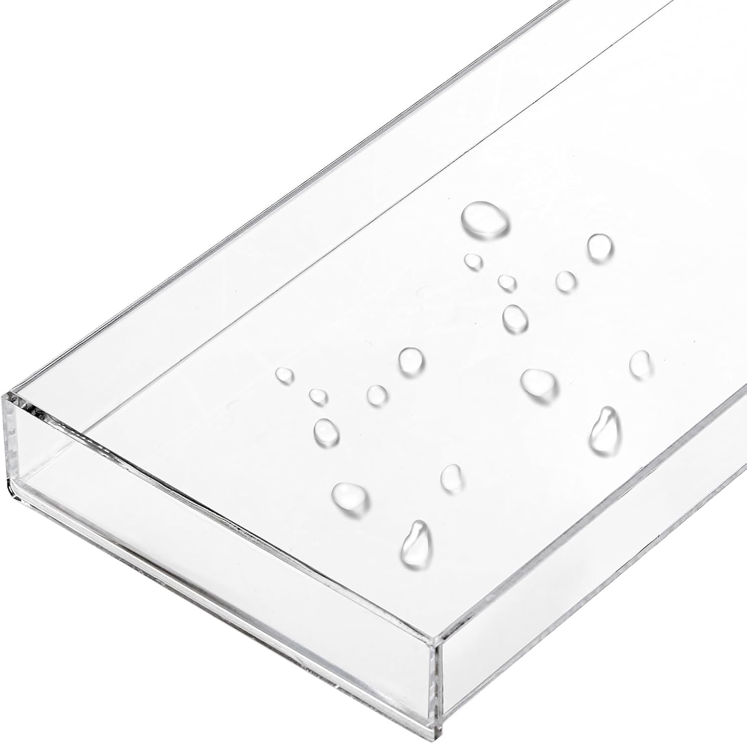 3-Piece Acrylic Bathroom Trays