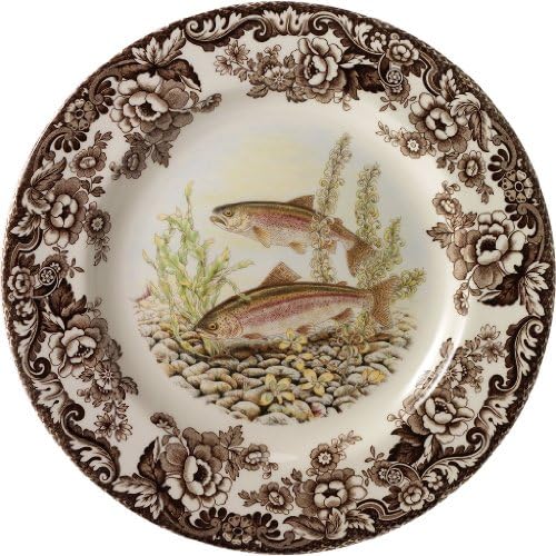 Rainbow Trout Fish Dinner Plate