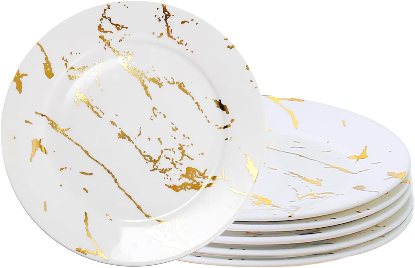 Loymokinar 10-Inch Ceramic Plates Set of 6