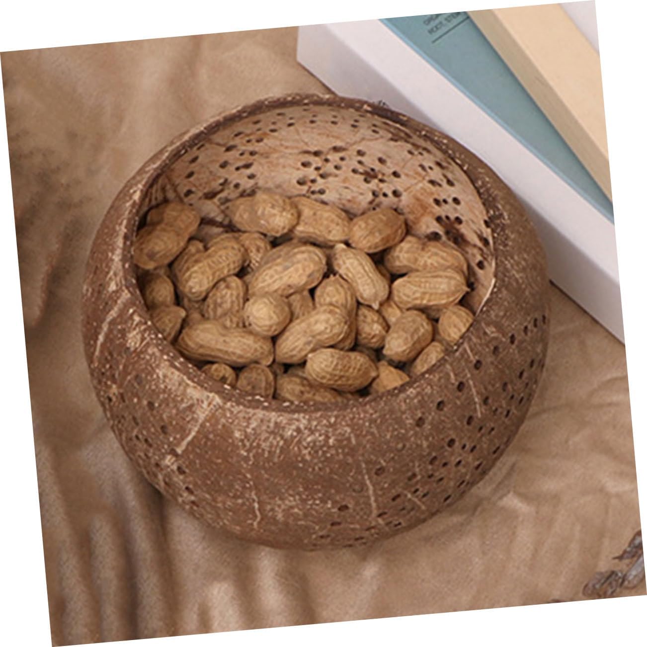 Eco-Friendly Coconuts Shell Candle Cup bowl Natural Kitchen Accessory