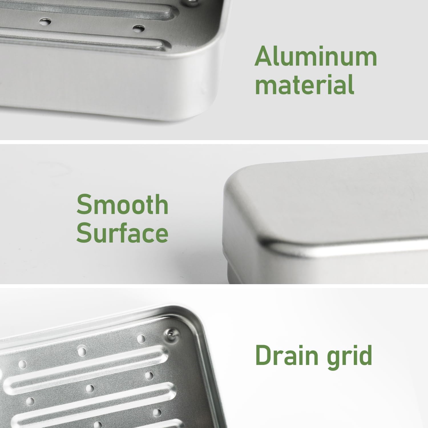 Affordable Aluminum Travel Soap Container with Lid for moist_response