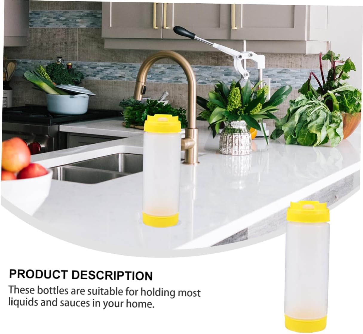 Dual-Head 20oz Squeeze Bottle