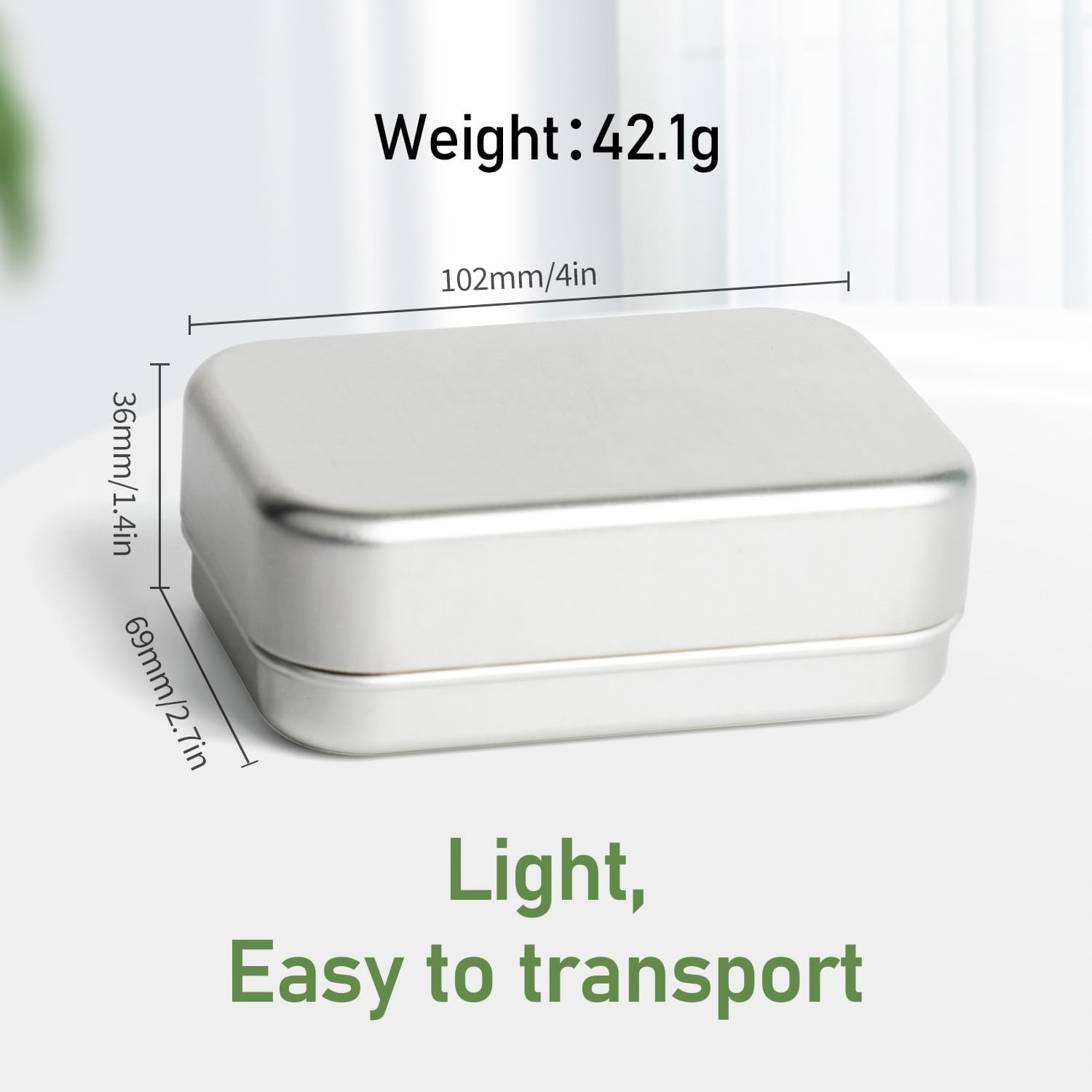 Affordable Aluminum Travel Soap Container with Lid for moist_response