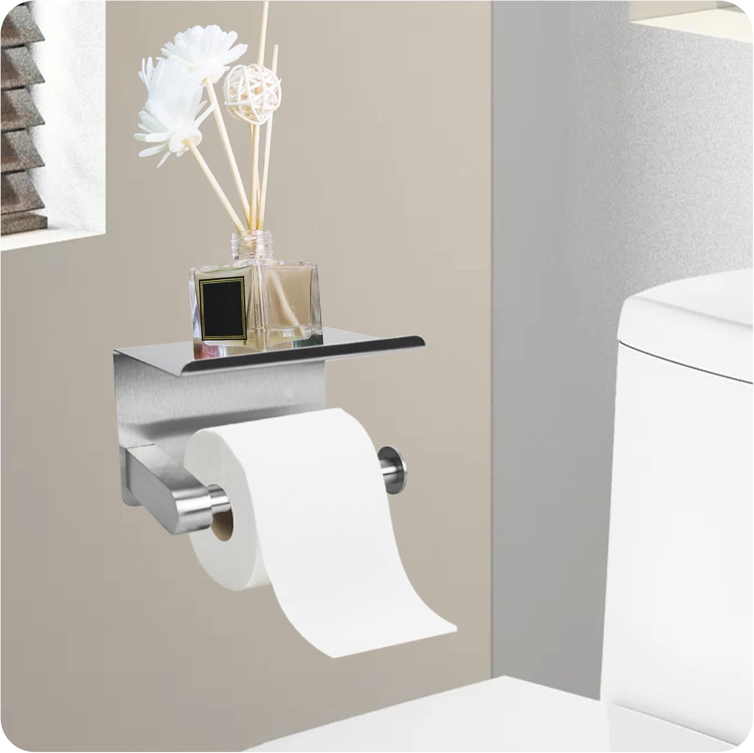 Stainless Steel Toilet Paper Holder