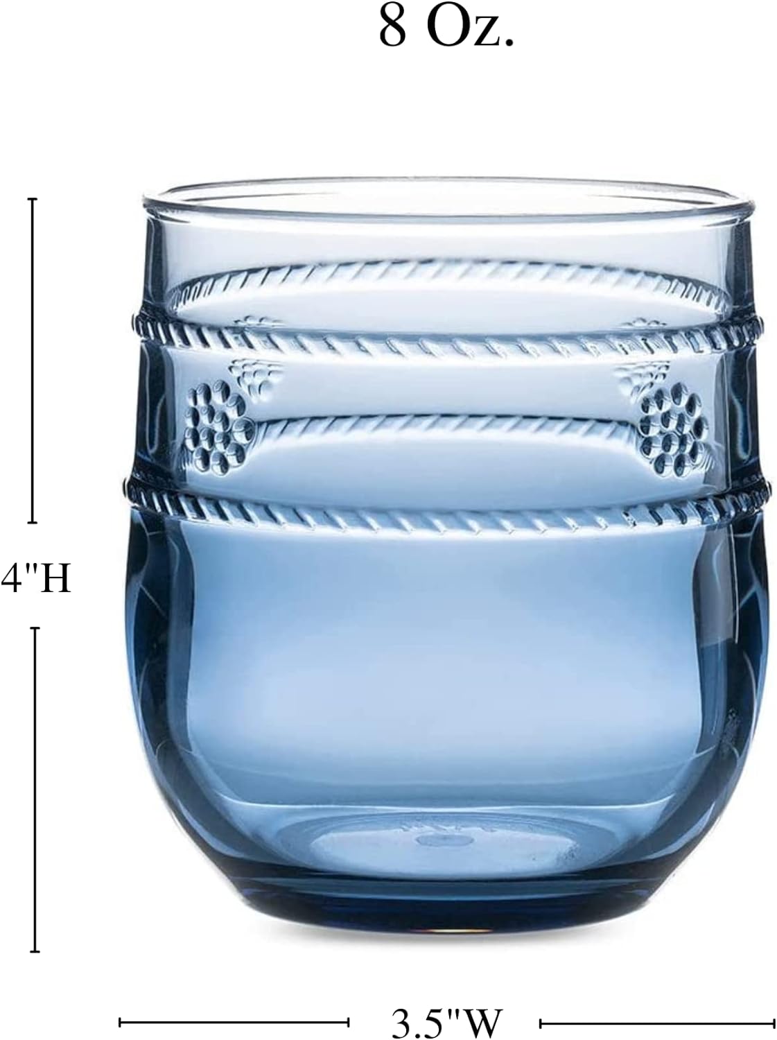 Chic Acrylic Tumbler Blue