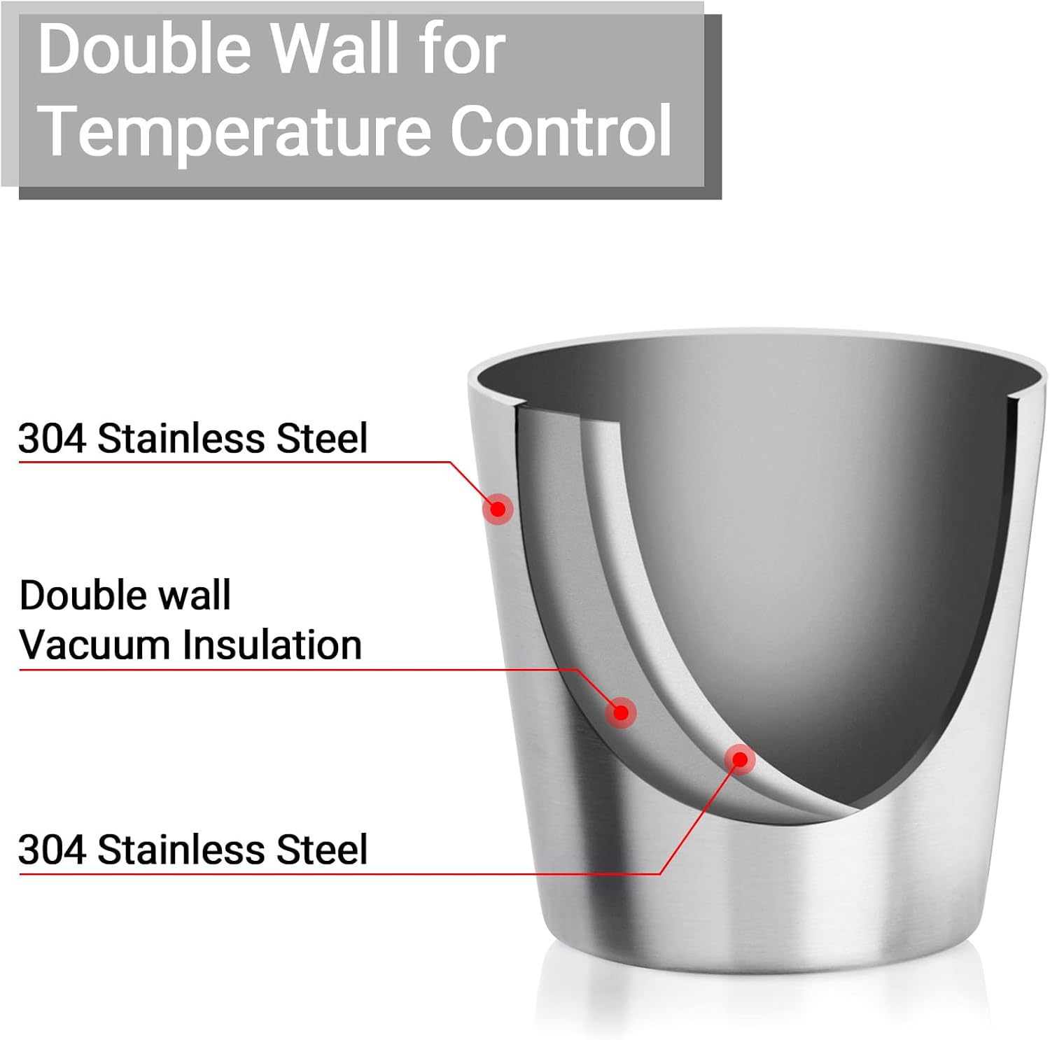 Beasea Stainless Steel Cups Double Insulated Tumblers for Reusable Drinking