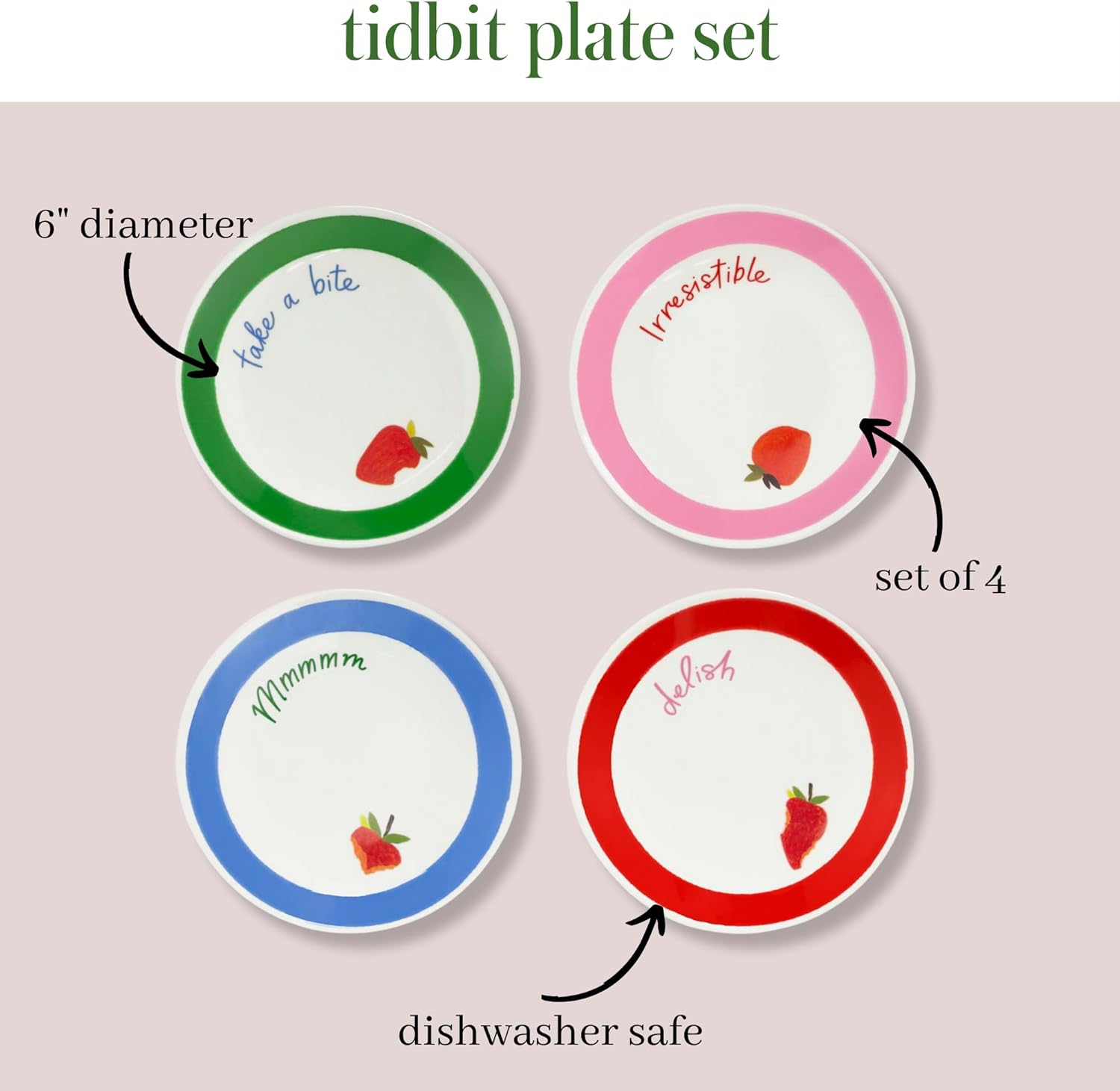 Sturdy Dinnerware Set Melamine Plates for Home Kitchen Perfect for Entertaining
