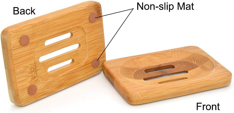 3-Piece Bamboo Scrub Dispenser