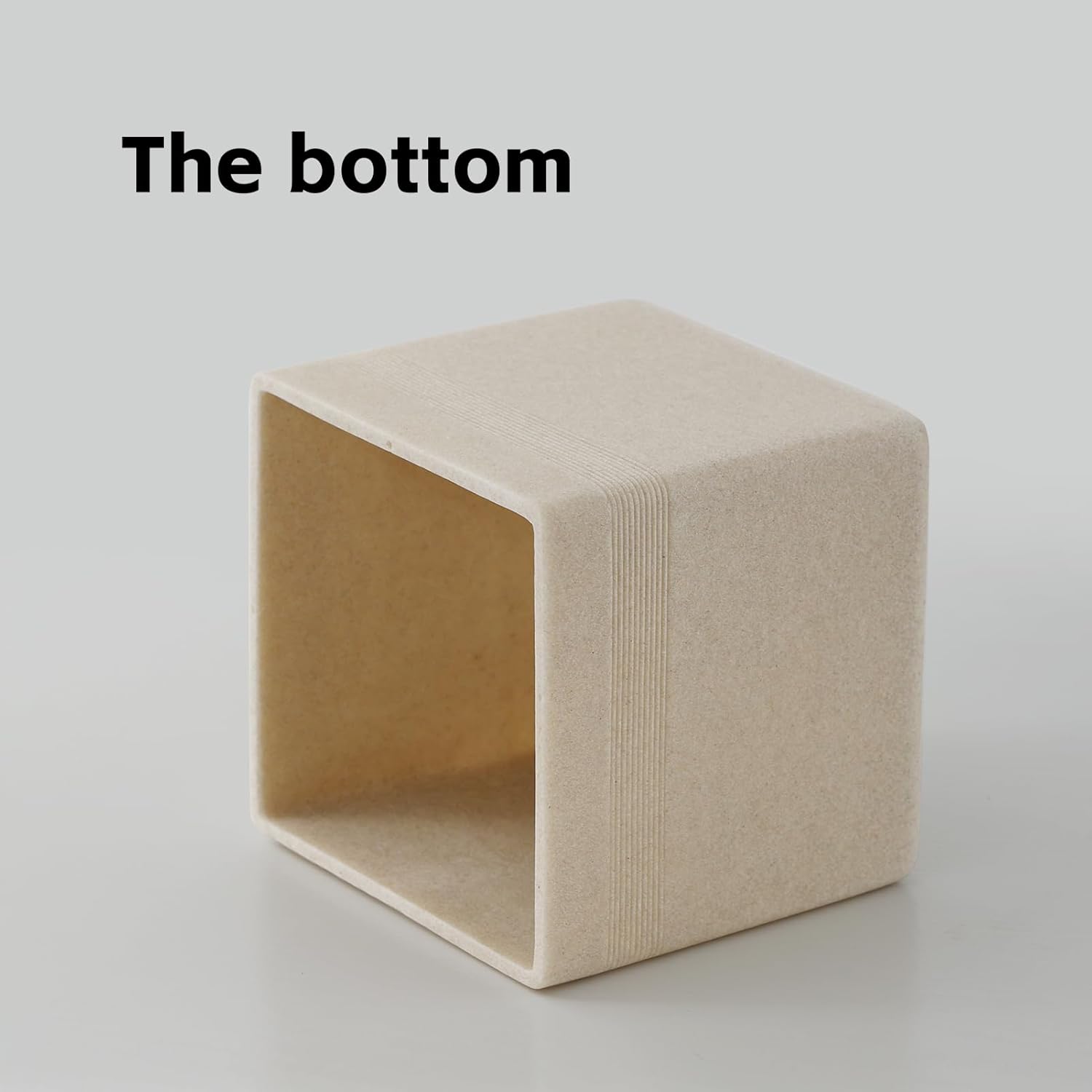 Haocoott Tissue Box Cover Square Beige