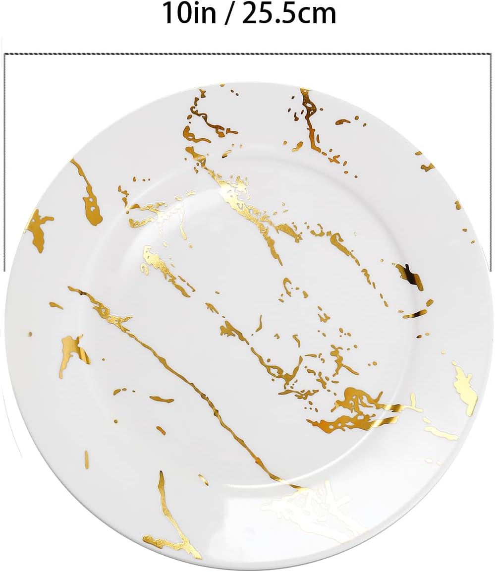 Loymokinar 10-Inch Ceramic Plates Set of 6