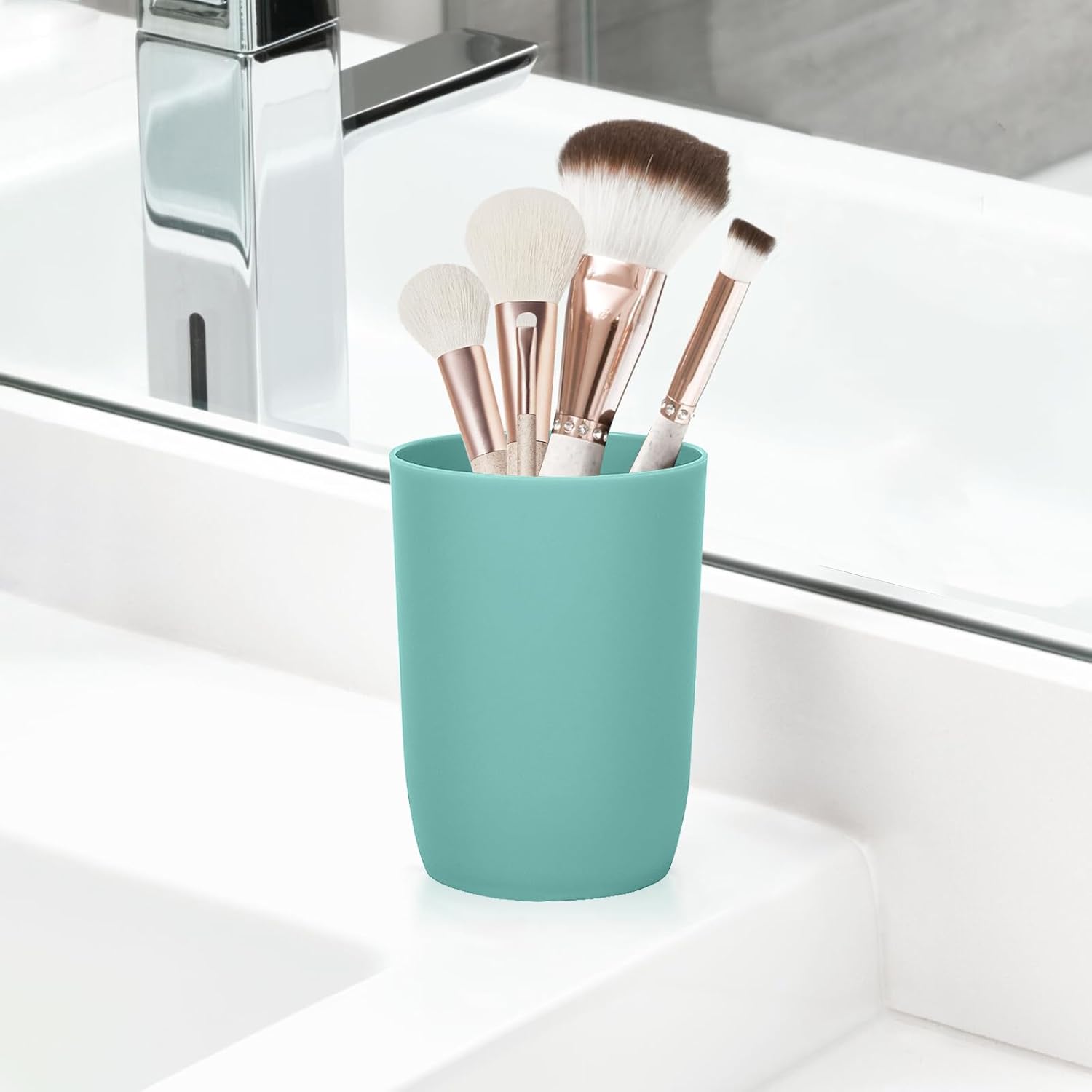 AstraLoom Stackable Toothbrush Cups Set