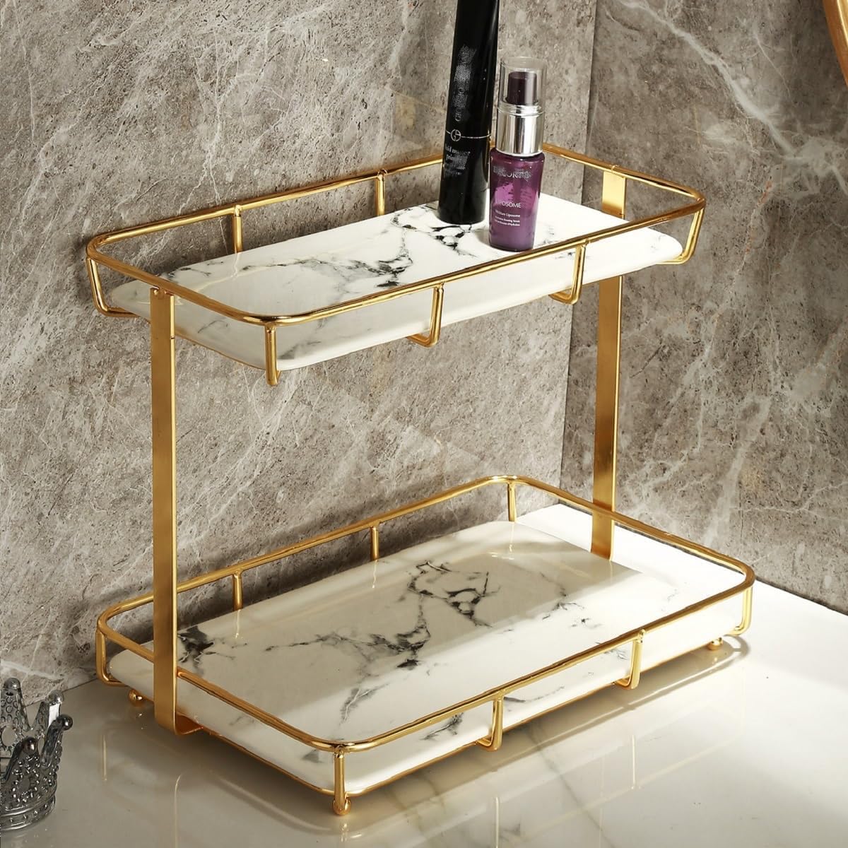Stylish Bathroom Organizer forDeclutter and Storage