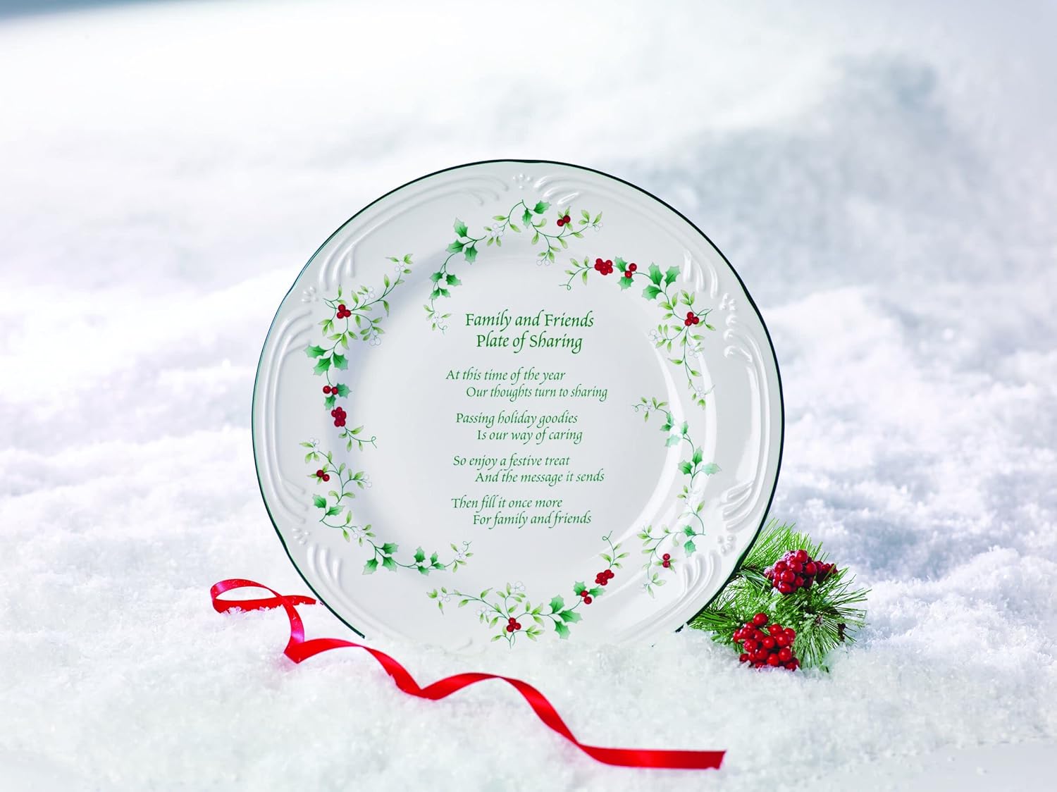 winterberry friends and family plate