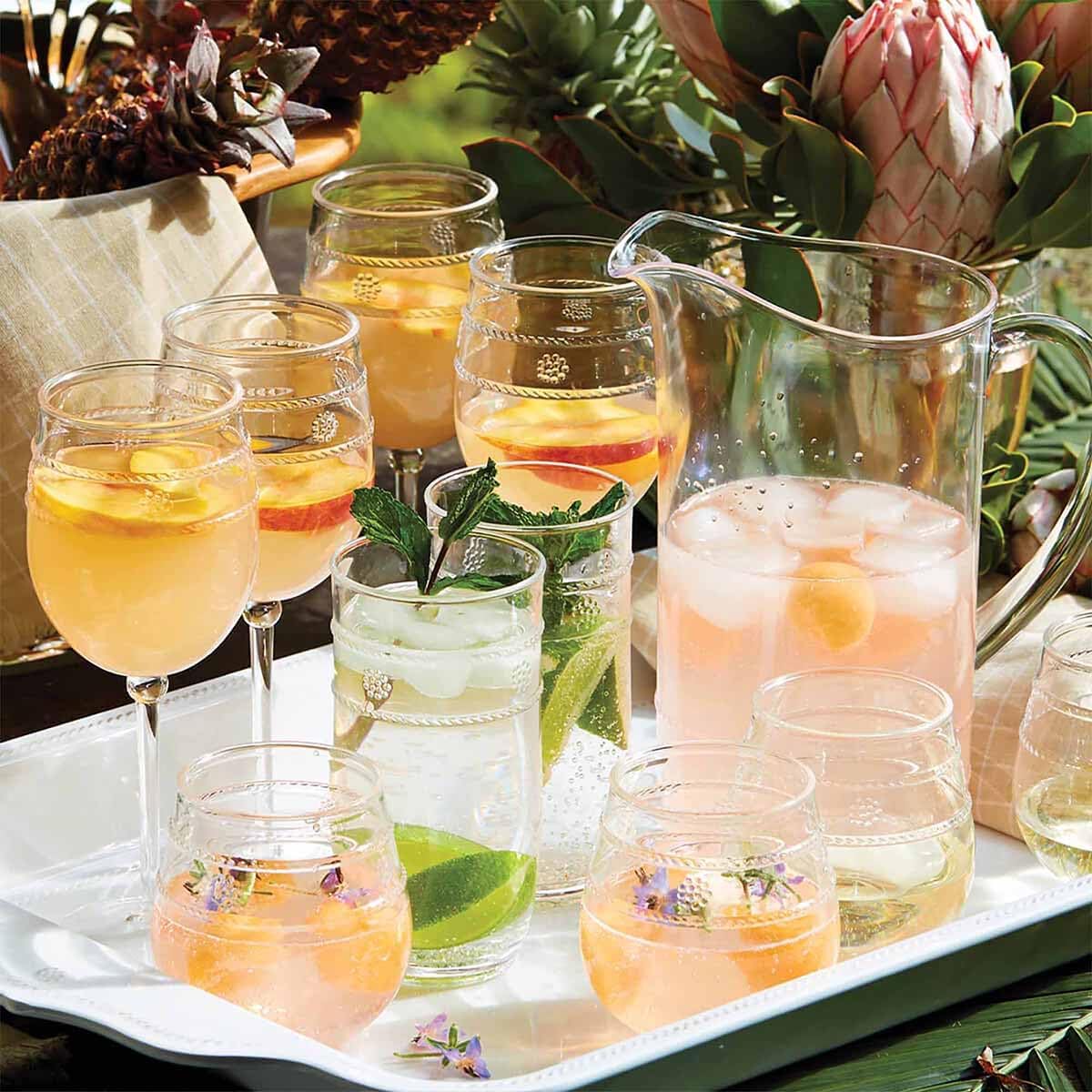 Juliska Isabella Acrylic Tumbler Clear