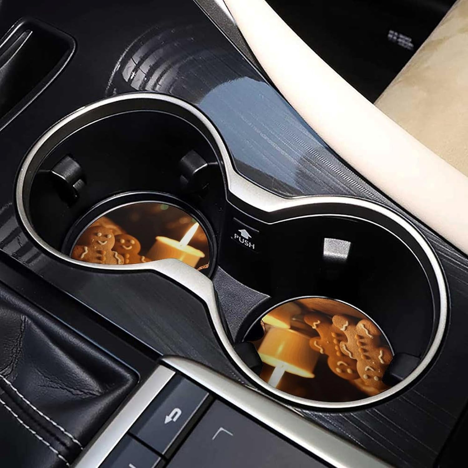 2-Piece Car Coasters for Cup Holders