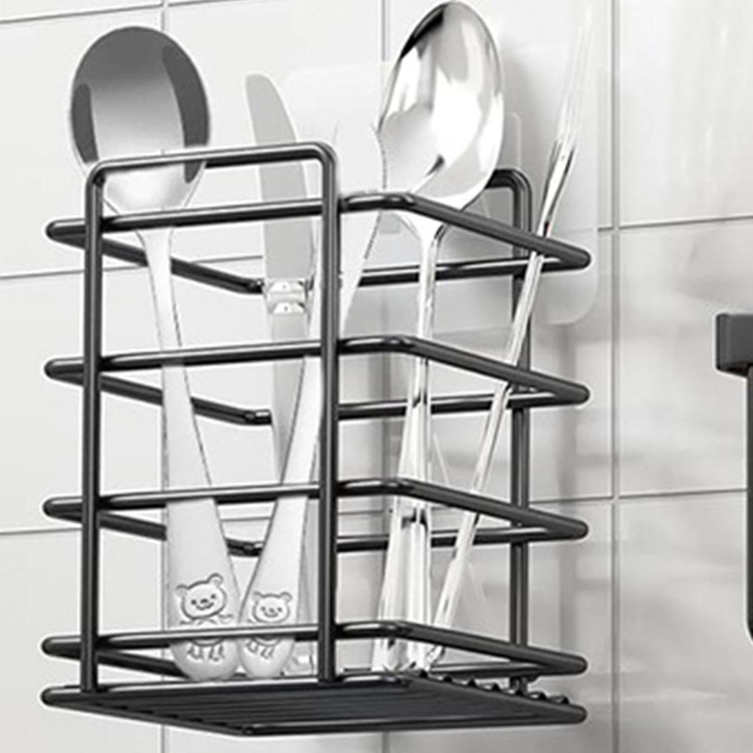 Space-Saving Wire Storage Basket for Bathrooms