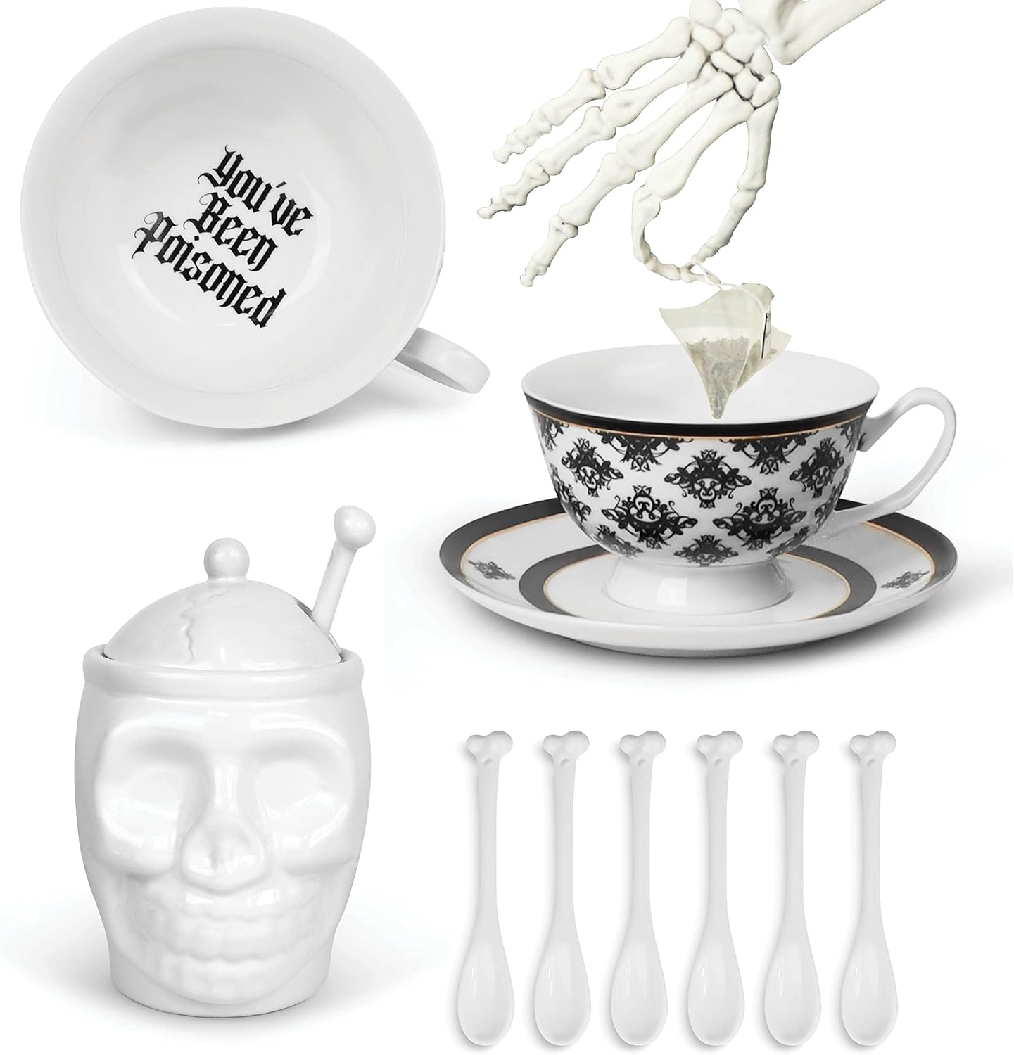 Bell Book And Candle Deluxe Gothic Kitchen Gift Set SPOOKY Halloween Gift