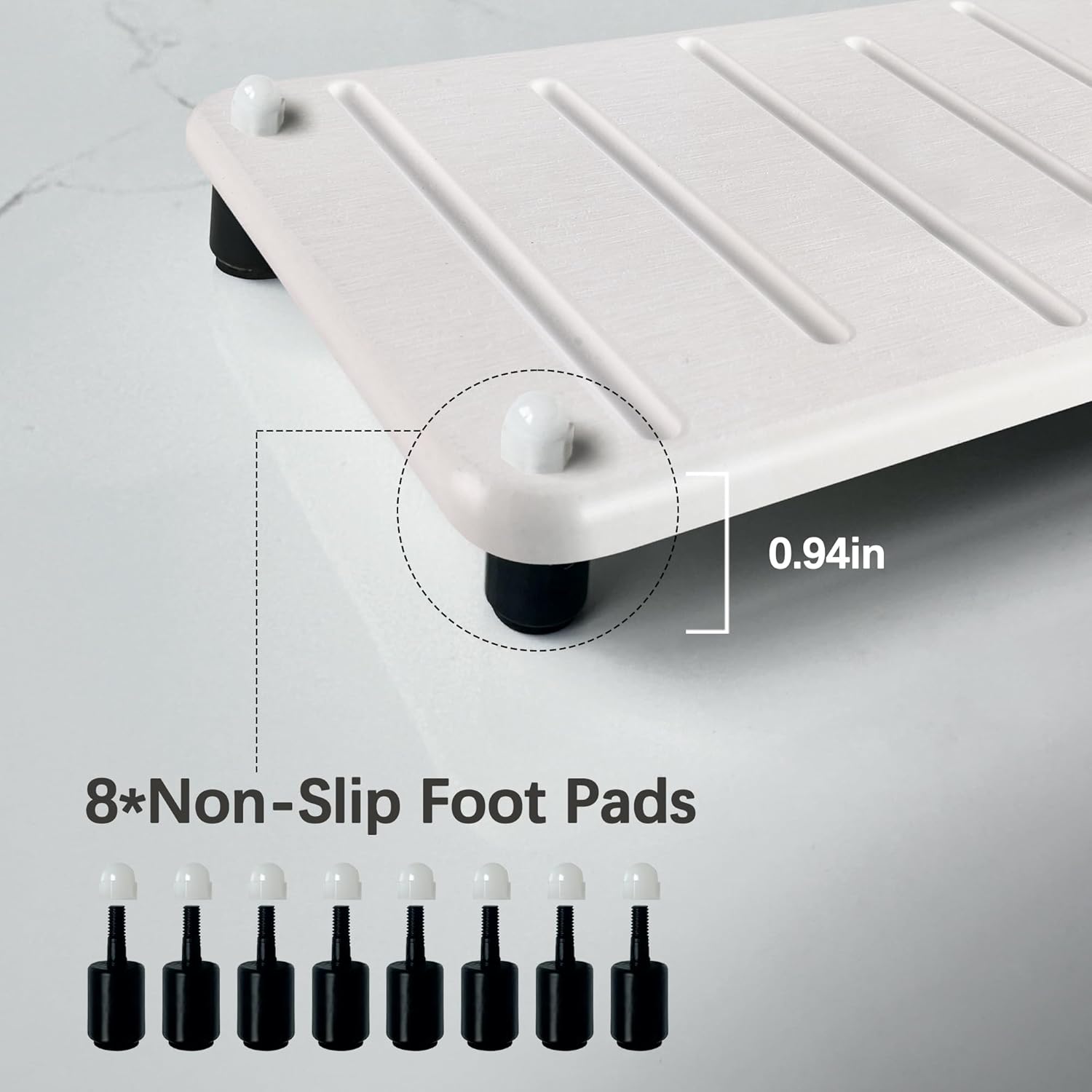 2PCS Water Absorbing Mat for Bathroom Kitchen Organization