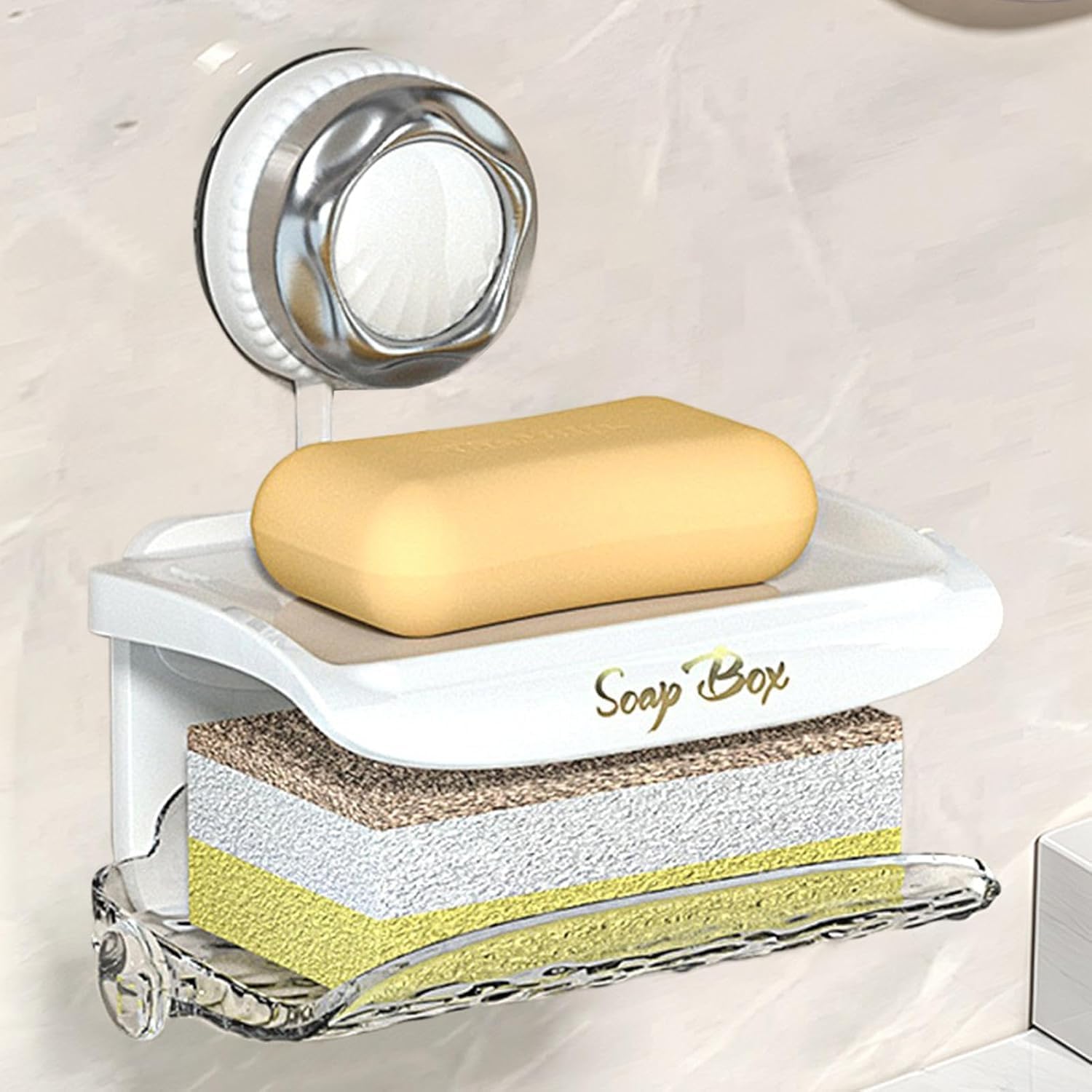 JTIYQ Suction Floor Soap Holder Sturdy Efficient