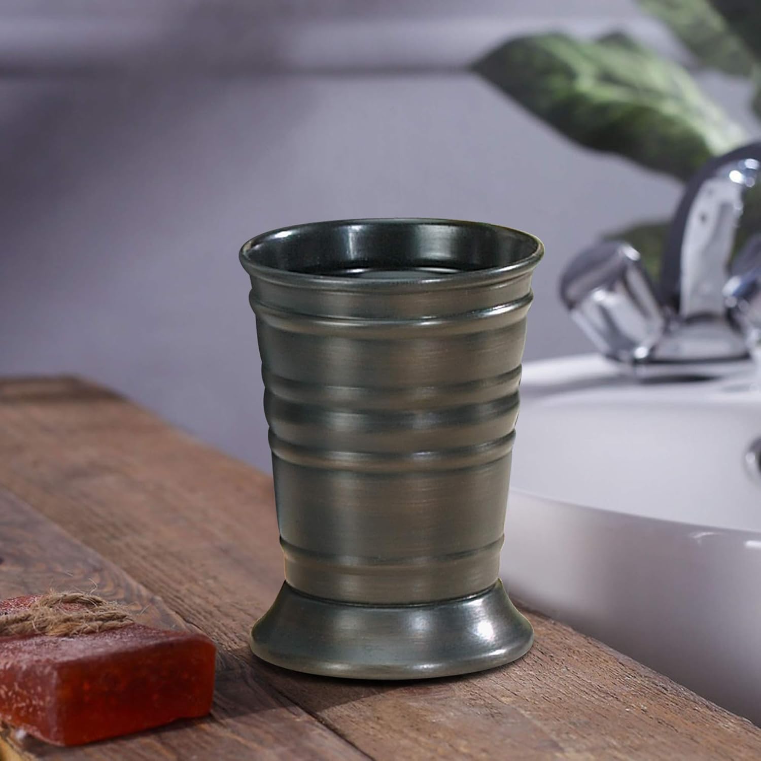 Stylish Metal Toothbrush Holder