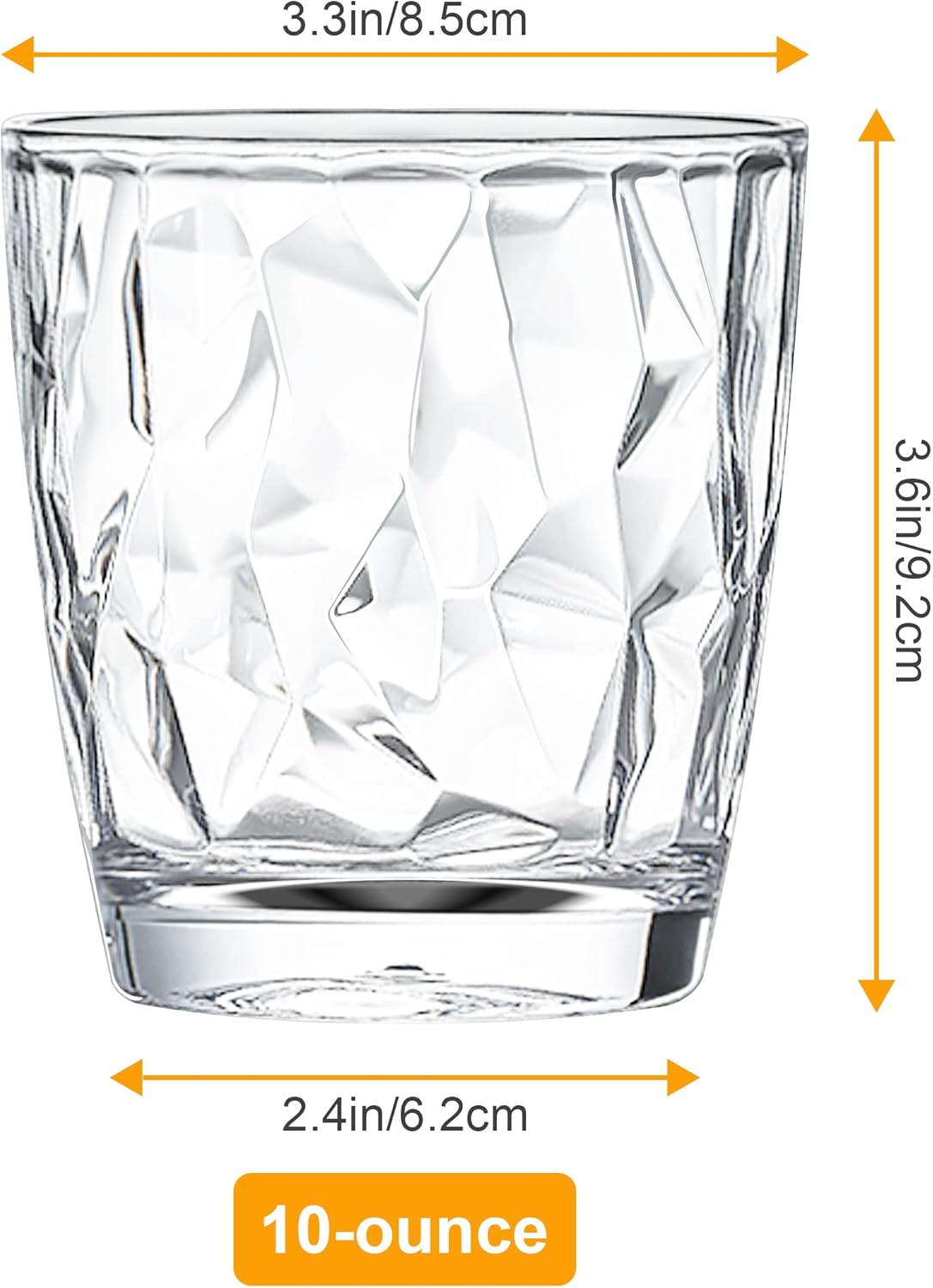 Stay hydrated with our stackable acrylic water tumblers Perfect for camping picnics or everyday use