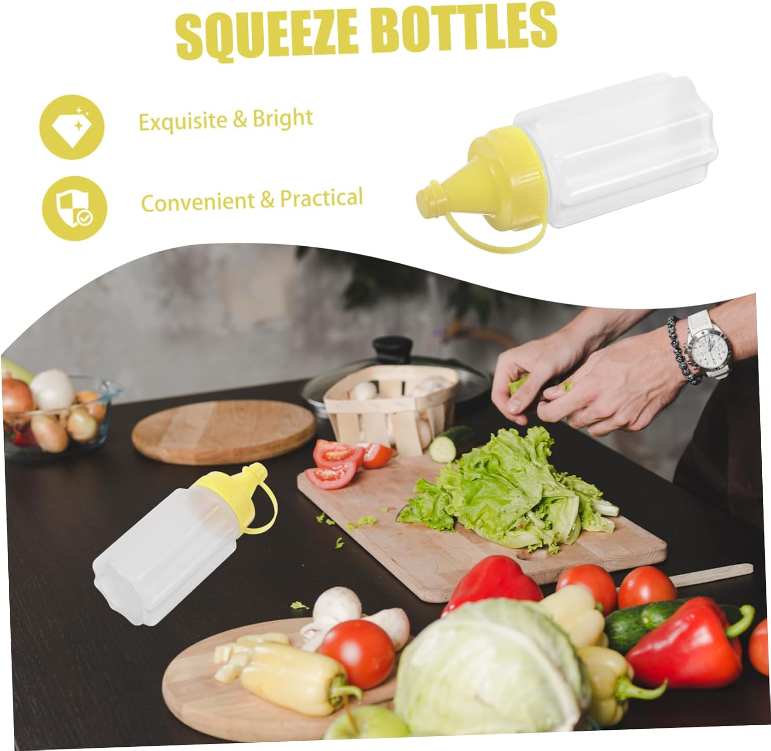 SHOWERORO Reusable Squeeze Bottles