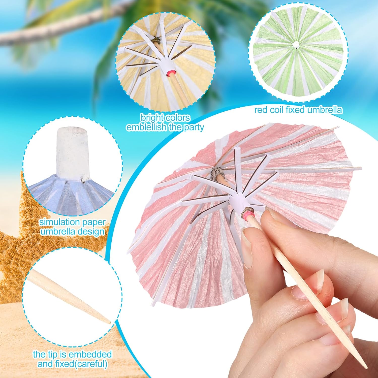 Perfect tropical drink accessories for summer parties