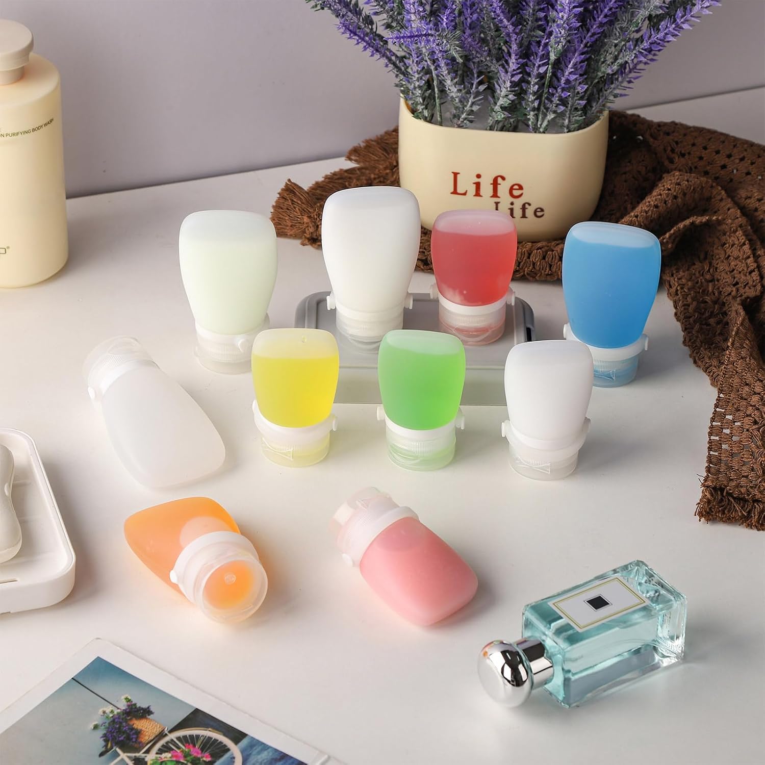 RAMFIYN 6-Pack TinyCondiment Squeeze Bottles The Perfect Travel Solution