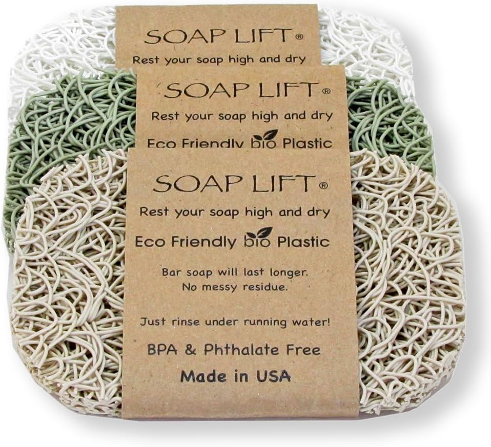 Flexible Bar Soap Holder - Durable Space-Saving for Showers Bathrooms