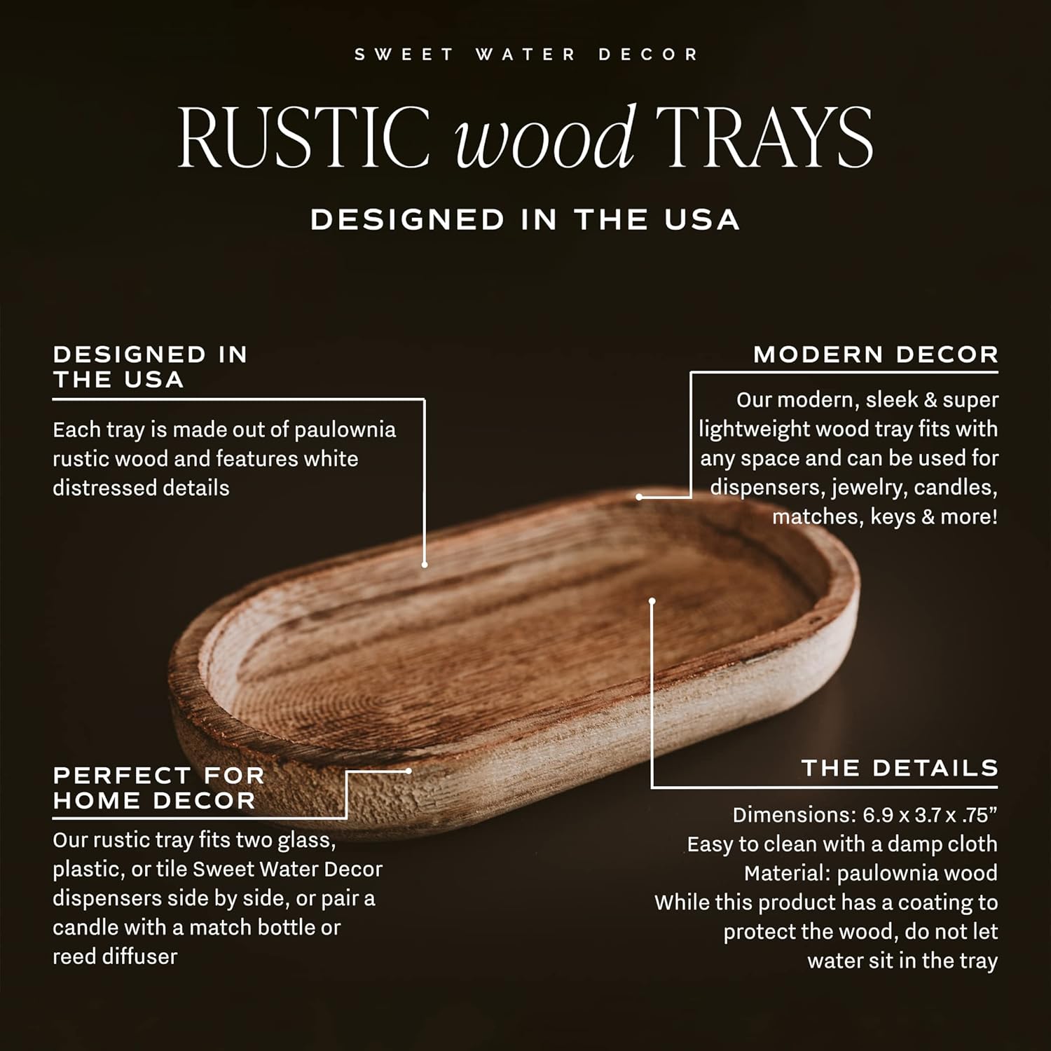 Stylish Rustic trays for Home Kitchen