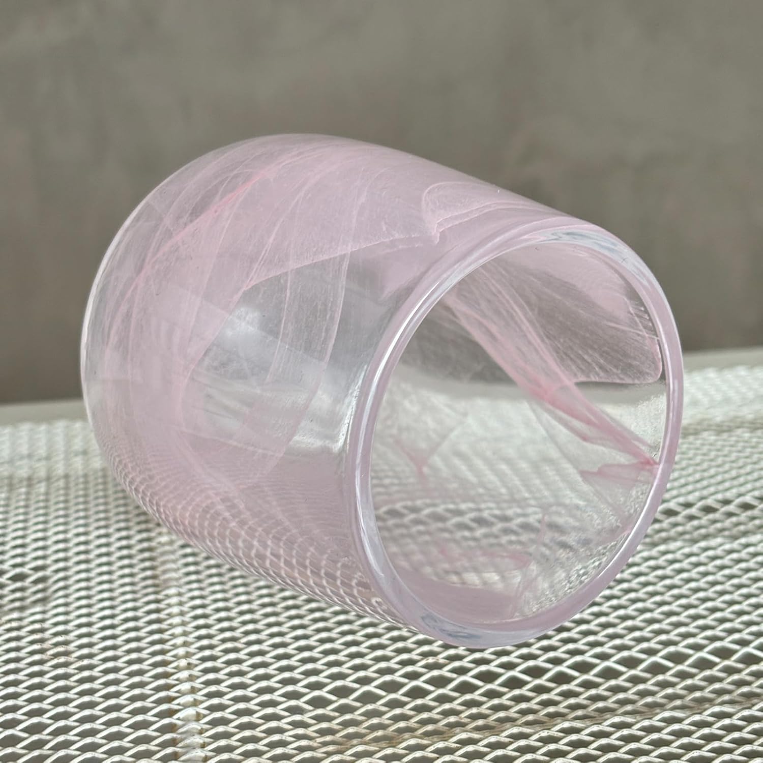 Bathroom Accessories Pink Glass Tumbler