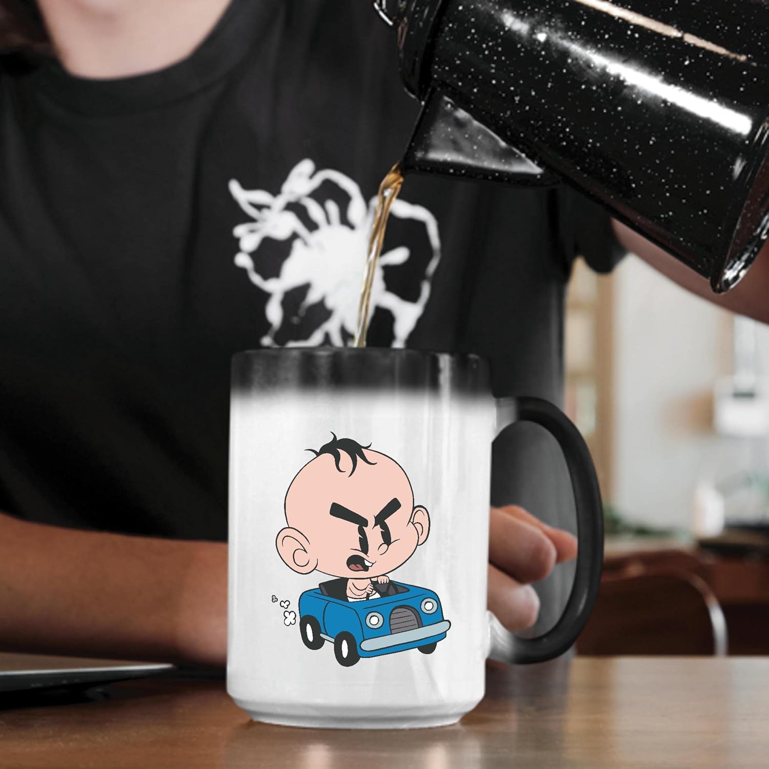 Angry Baby Car Mug with Surprise Toy for Kids