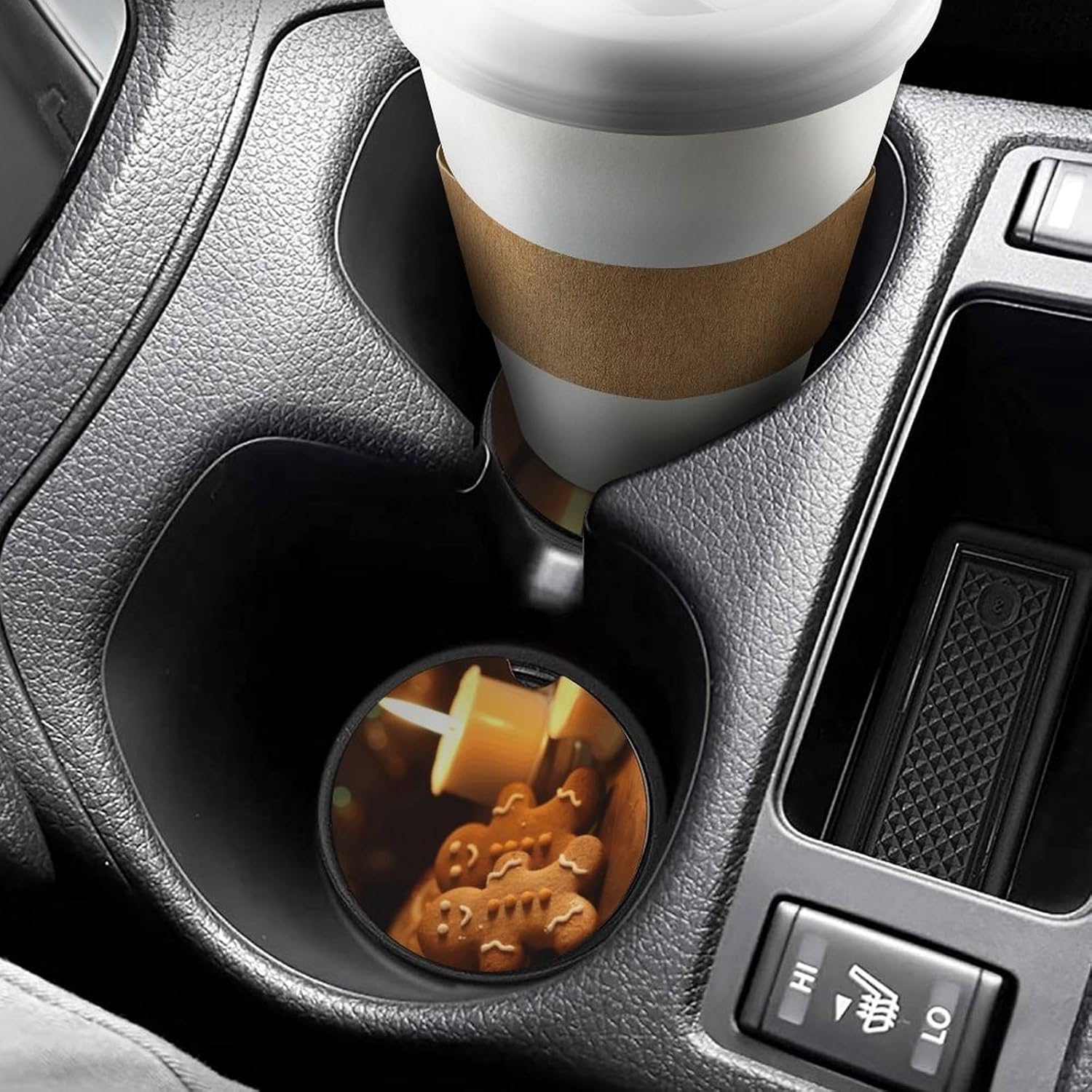 2-Piece Car Coasters for Cup Holders