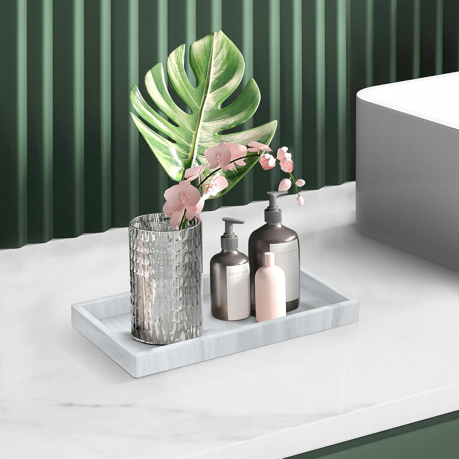 Shatterproof Silicone Bathroom Tray