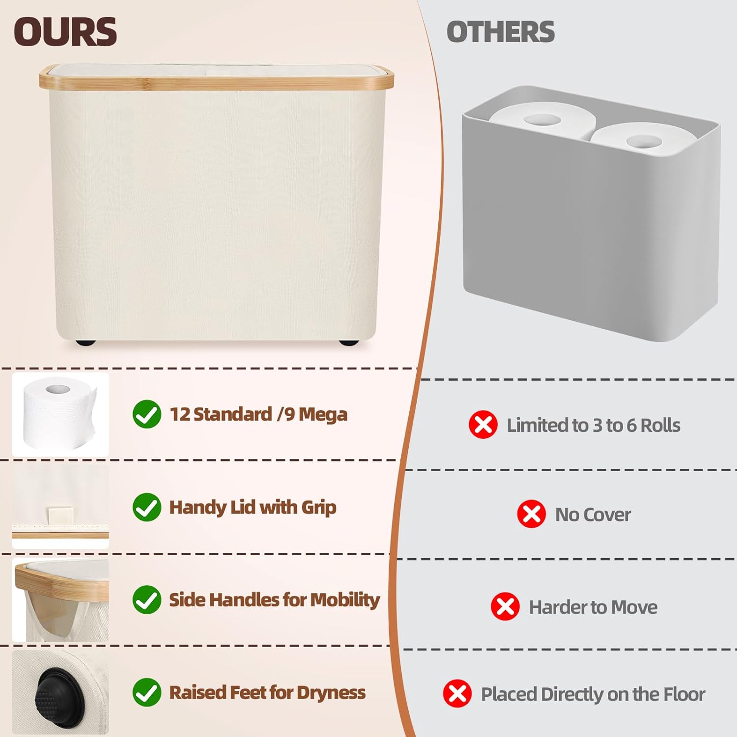 Perfect Match for Small Spaces and RV Storage Baskets