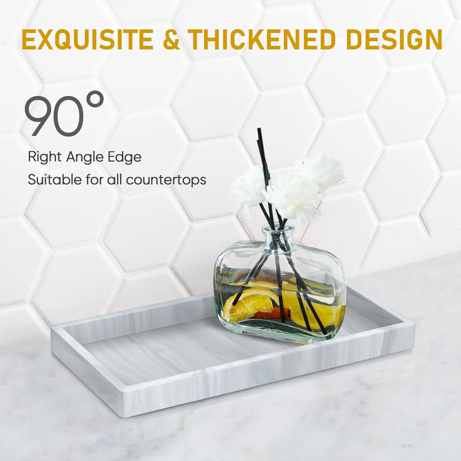 Shatterproof Silicone Bathroom Tray