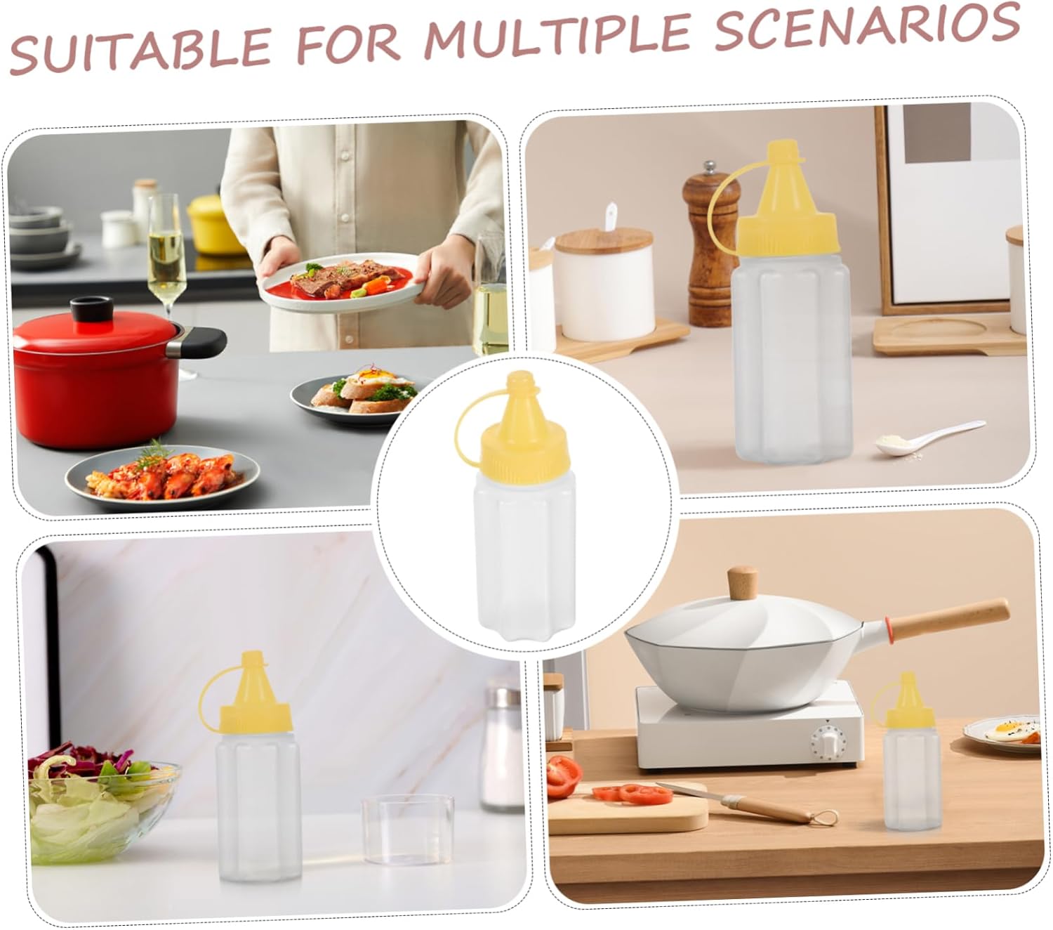 Little Squeeze 20 Mini Condiment Salad Squeeze Bottles