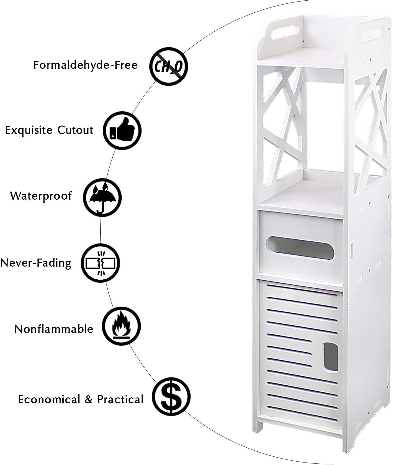Bathroom Storage Cabinet for Small Space