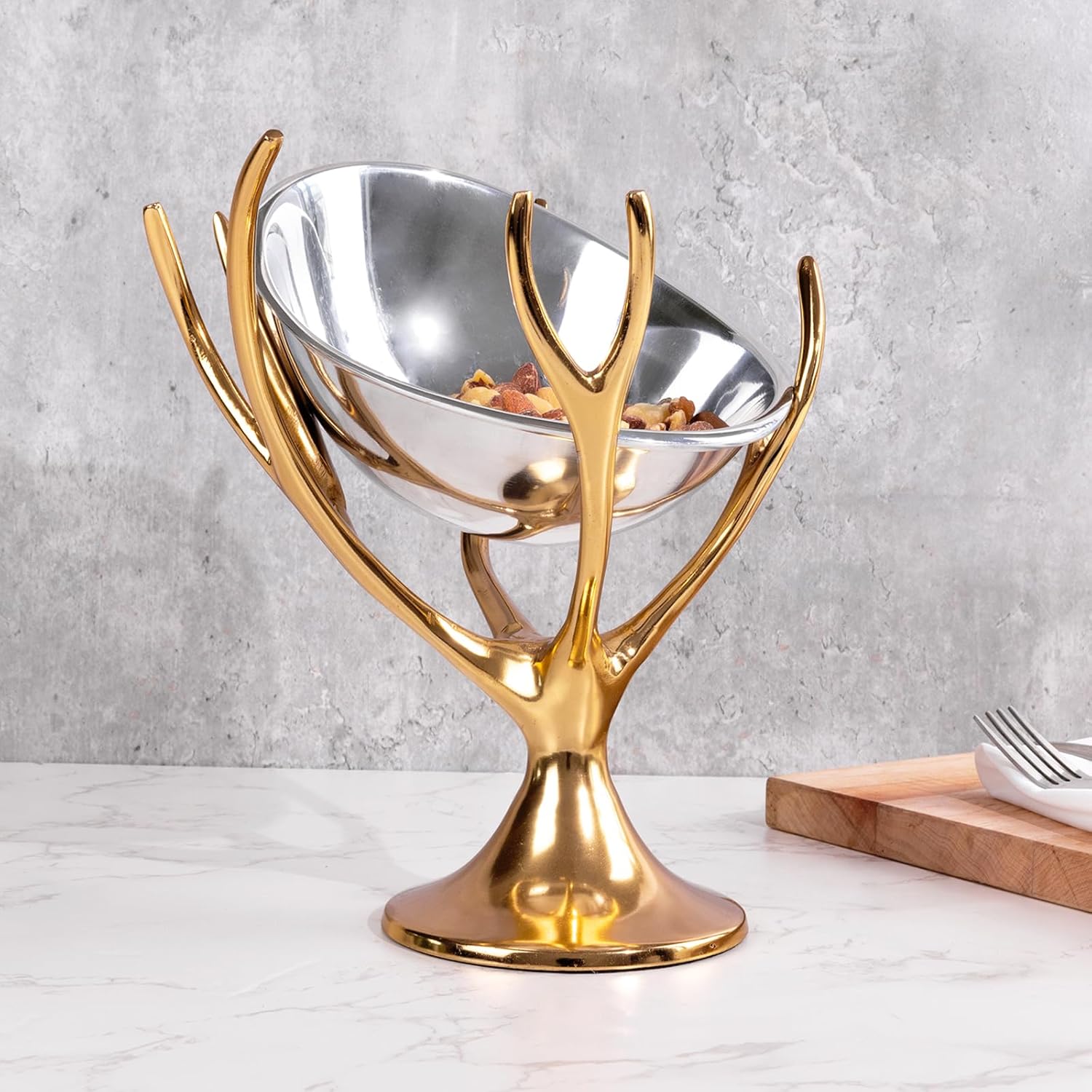 GUTE Decorative Antler Nut Bowl