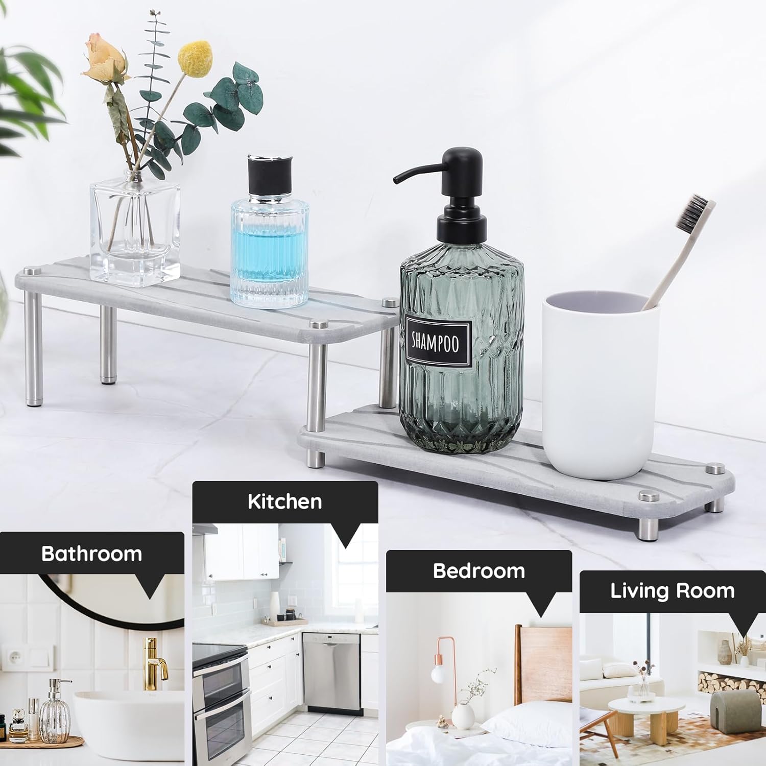 Durable Quick-Dry Vanity Tray