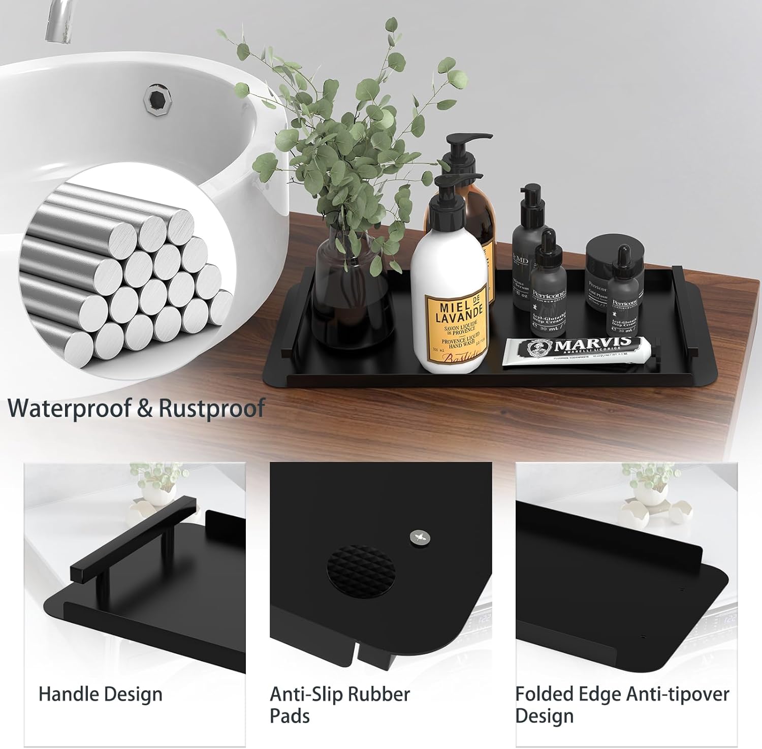 Stylish Metal Toilet Paper Basket