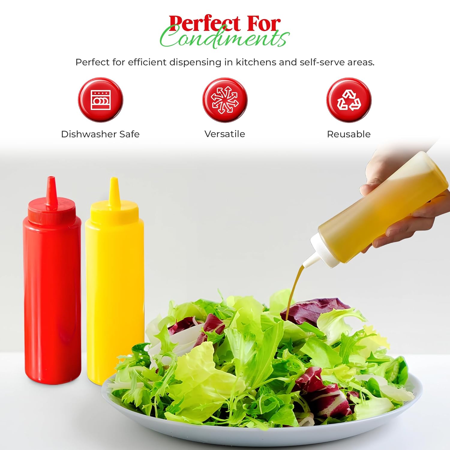 Convenient Durable Squeeze Bottles