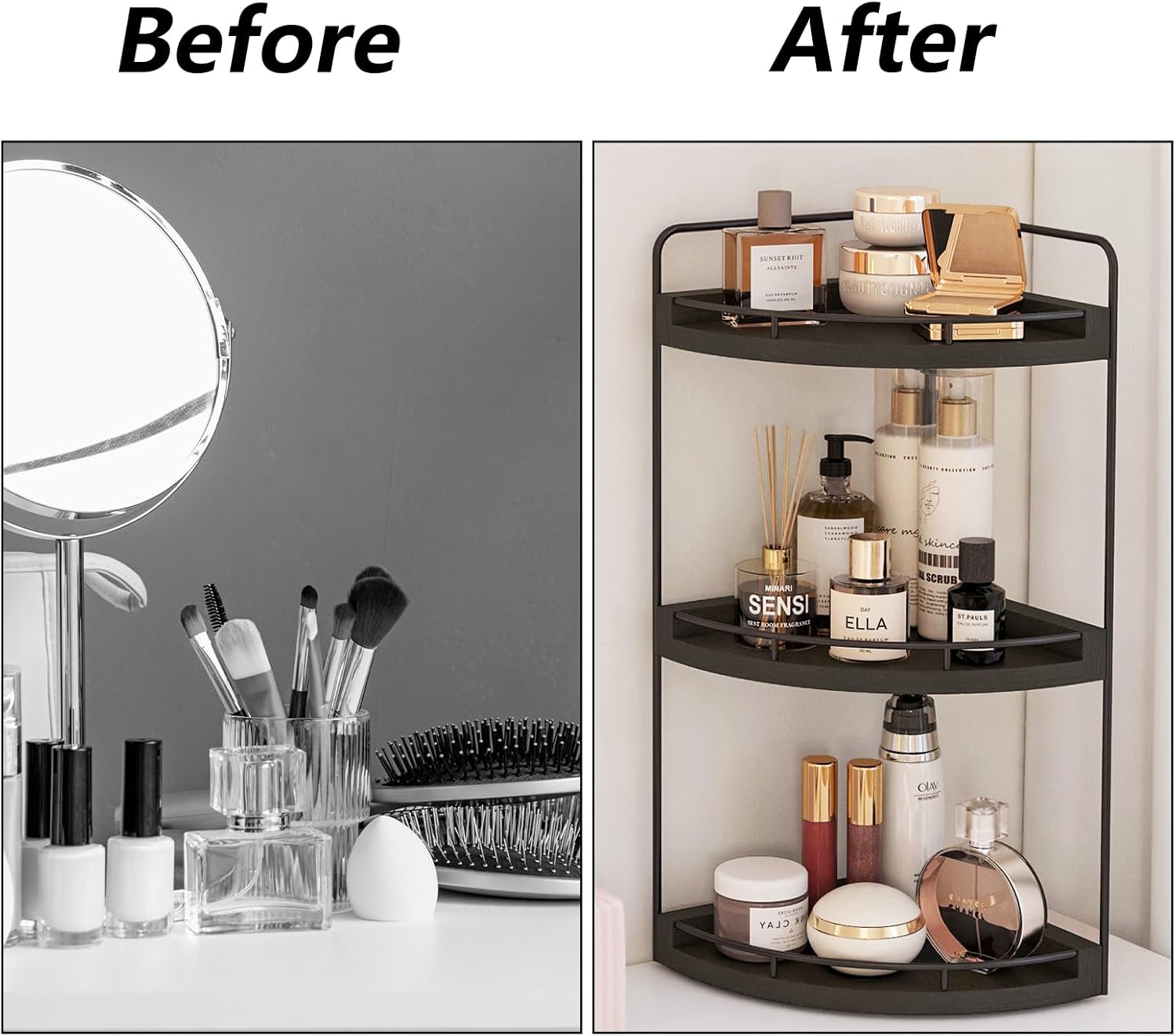 3-Tier Corner Organizer for Bathrooms