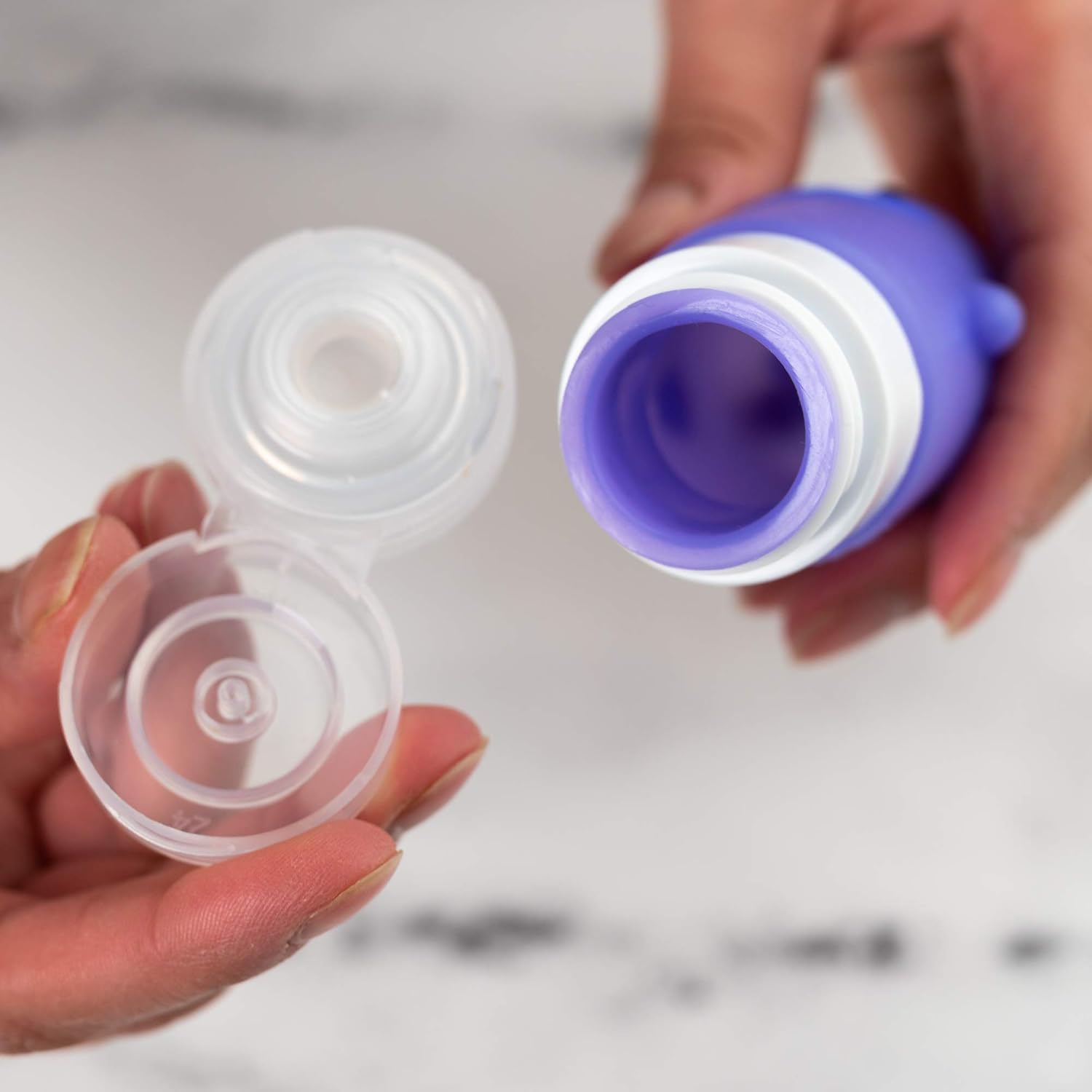 Yumbox Unicorn Mini Squeeze Bottles Set of 3 - Leakproof Safe and Perfect for Lunch