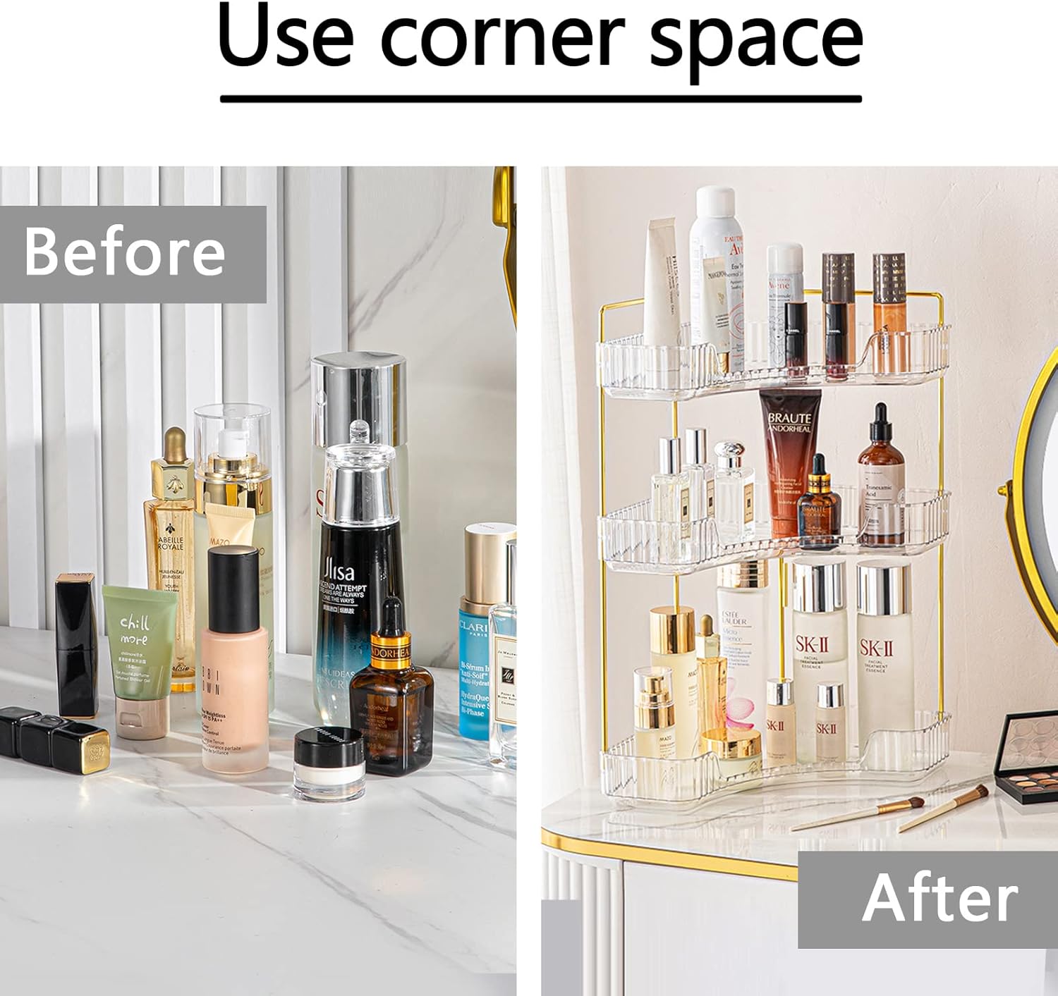 Luxury 3-Tier Bathroom Organizer