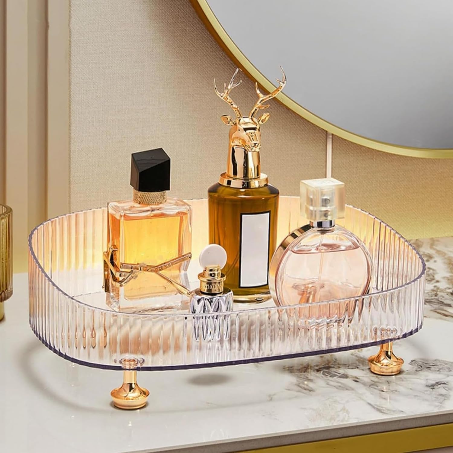 Stylish Acrylic Vanity Tray for Organizing