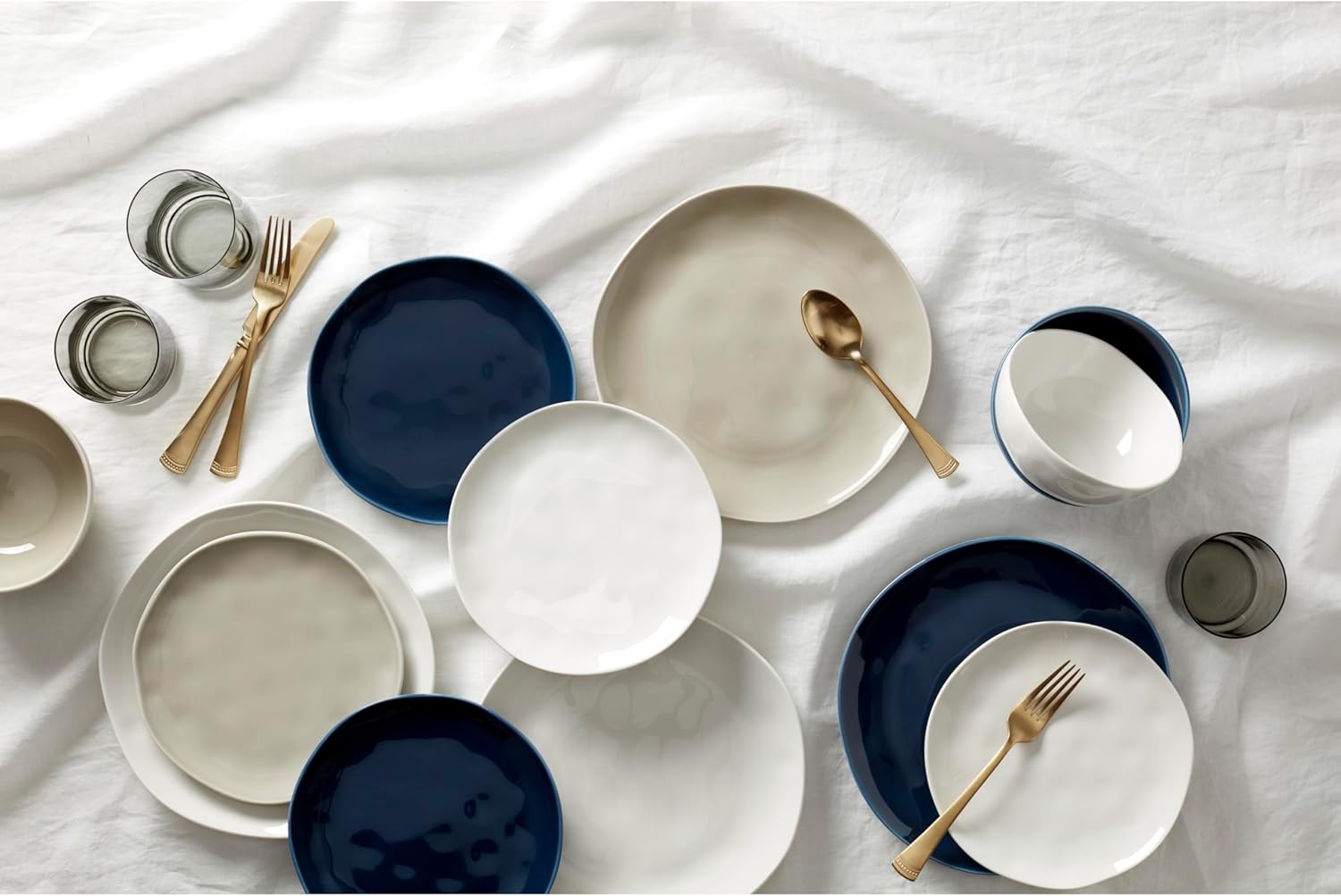 Modern 4-Piece Dinner Plate Set for Lenox